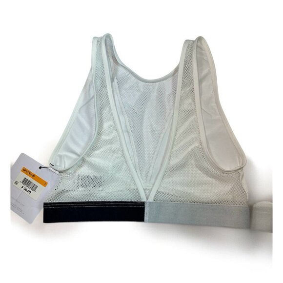 Set Of 2 Calvin Klein Unlined Bralette Mesh White Size Small Petite NWT - Picture 2 of 6